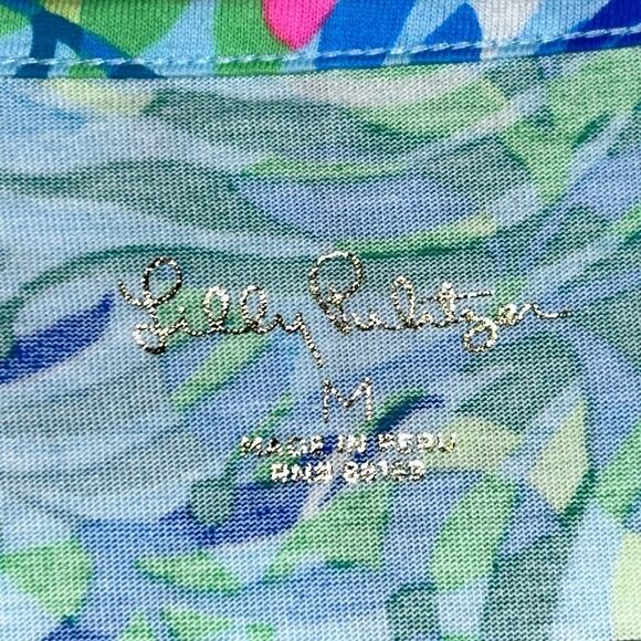 Lilly Pulitzer Etta V-Neck Short Sleeve Dress Via Parigi - Picture 4 of 9